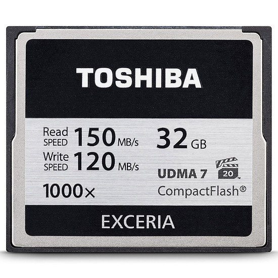 

Toshiba 32GB 150MB/s CF EXCERIA