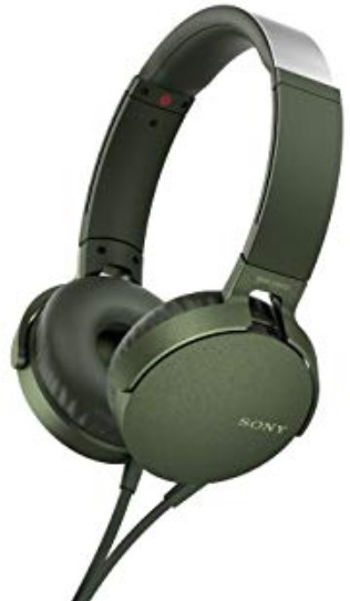 

Sony MDR-XB550AP Over-ear Headphone Green