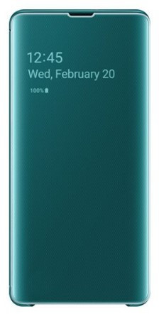 

Samsung Galaxy S10 Clear View Phone Cover (Green)