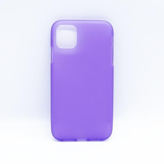 Etoren Com Solid Color Matte Tpu Soft Shell Mobile Phone Protection Back Cover For Iphone 11 Pro Max Purple