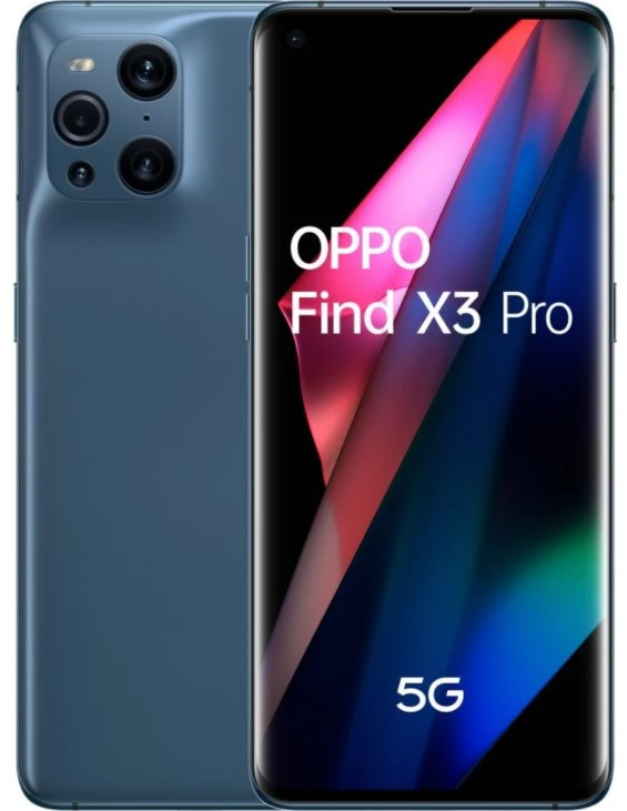 (Unlocked) Oppo Find X3 Pro 5G CPH2173 Dual Sim 256GB Blue  (12GB RAM) Global Version- Full phone specifications