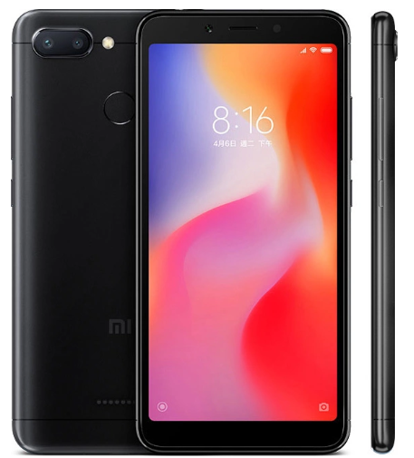 

Xiaomi Redmi 6 Dual Sim 64GB Black (4GB RAM)