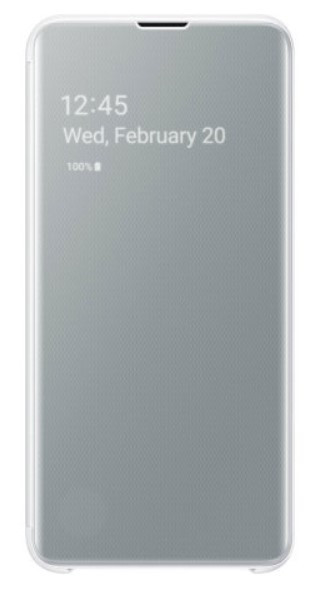 

Samsung Galaxy S10 Lite Clear View Phone Cover (White)