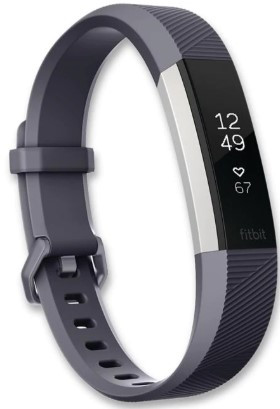 

Fitbit Alta HR Fitness Wristband (Small,Blue Gray)