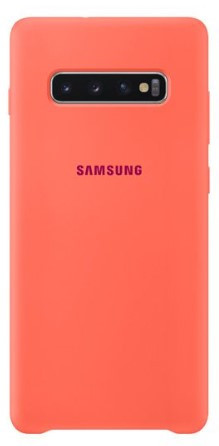 

Samsung Galaxy S10 Silicon Phone Cover (Berry Pink)
