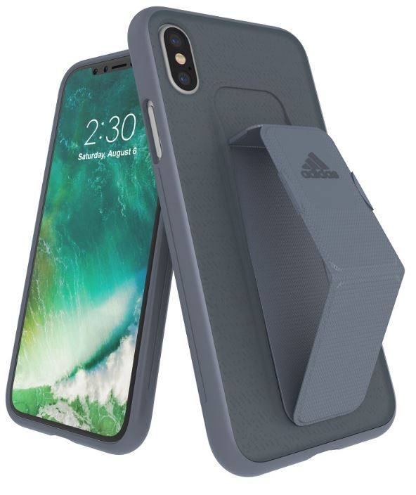 

Adidas Iphone X Grip Back Phone Case Grey