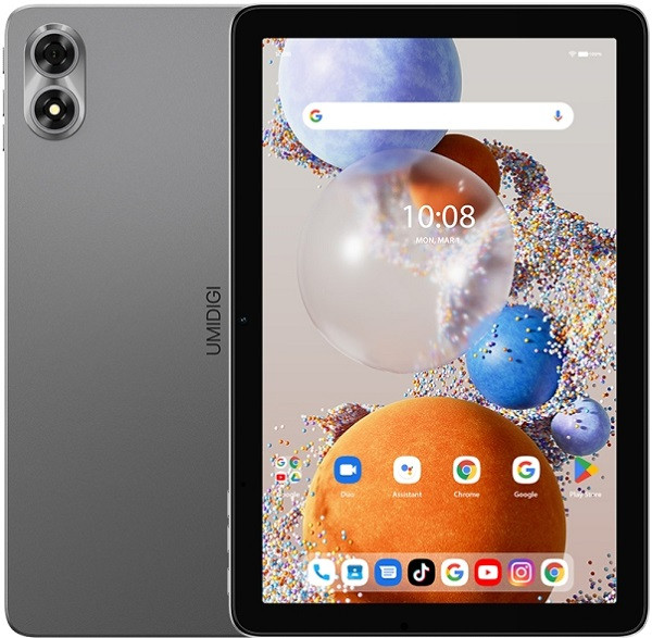  UMIDIGI G1 Tab Android 13 Tablet 2024, 8（4+4） GB+64GB 1TB  Expand, Wi-Fi 6 Model, 10.1 inch Tablet with Quad-Core Processor up to 2.0  GHz, 6000mAh, Dual Camera, BT, 1280 *