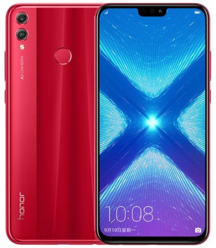 

Honor 8X Dual Sim 64GB Red (4GB RAM)