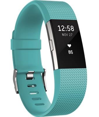 

Fitbit Charge 2 Teal Silver (Large)