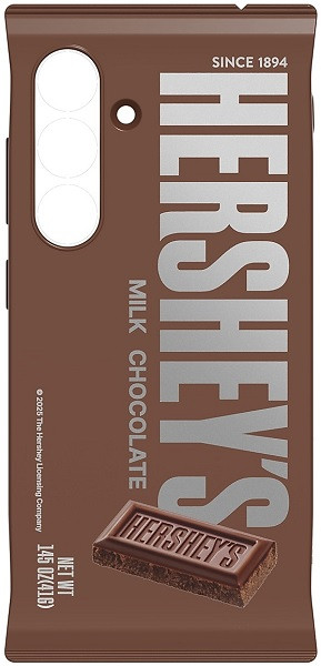 Samsung Galaxy S25 Hershey's Milk Chocolate Snack Case (Brown)