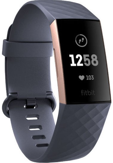 fitbit charge 3 grey strap