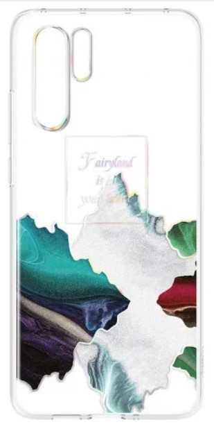 

Huawei P30 Pro Clear Phone Cover - Glacial Fairyland