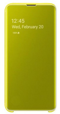 

Samsung Galaxy S10 Lite Clear View Phone Cover (Yellow)