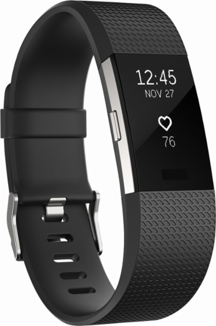 

Fitbit Charge 2 Black Silver (Small)