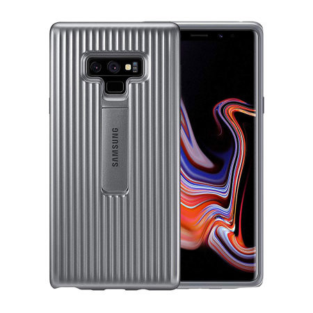 

Samsung Galaxy Note 9 Protective Standing Phone Cover (Silver)