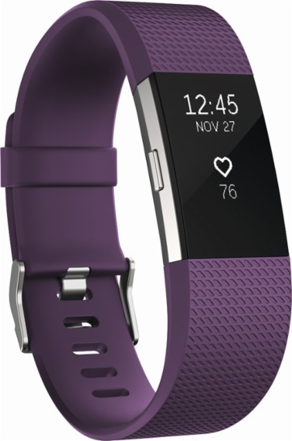 

Fitbit Charge 2 Plum Silver (Large)