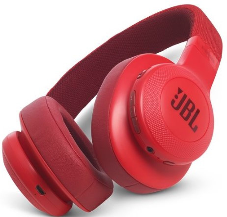 

JBL E55BT Wireless over-ear headphones (Red)