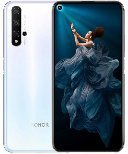 

Honor 20 Dual Sim 128GB White (6GB RAM)