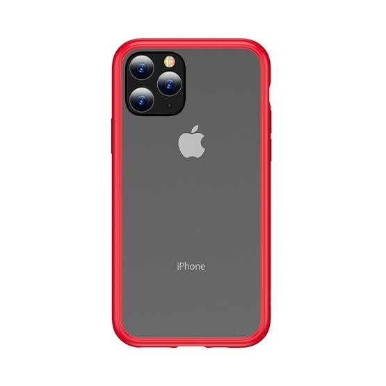 For Iphone 11 Pro Max Totudesign Gingle Series Shockproof Tpu Pc Case Red