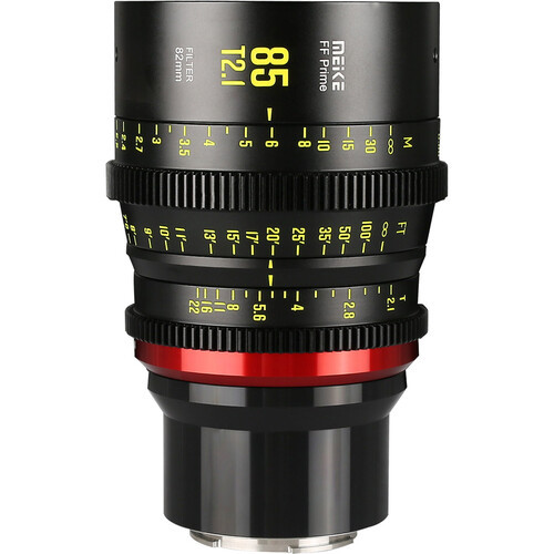 Meike 85mm T/2.1 Full Frame Prime Cine Lens (Sony E Mount)