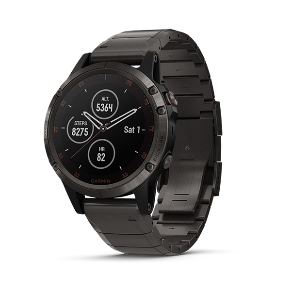 

Garmin Fenix 5 Plus Watch (Sapphire Cabon Gray Titanium)