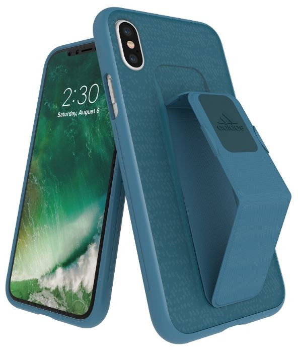 

Adidas Iphone X Grip Back Phone Case Blue