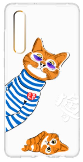 

Huawei P30 Clear Phone Cover - Cat