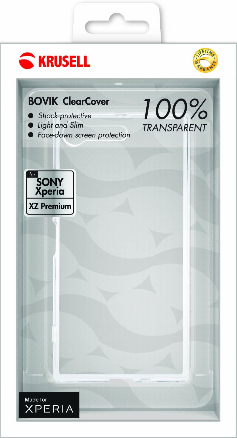 

Krusell Bovik ClearCover - Sony Xperia XZ Premium