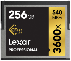 

Lexar 256GB Professional 3600x CFast 2.0