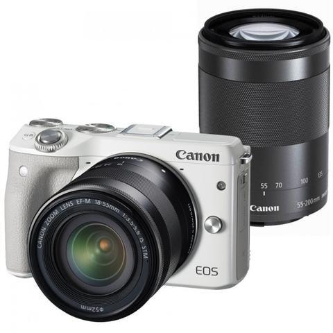

Canon EOS M3 kit (18-55)(55-200) White (Jap)