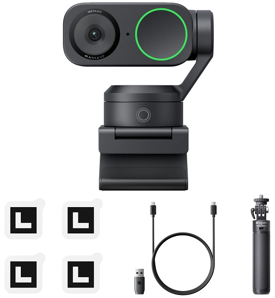 Insta360 Link 2 AI 4K Tripod Bundle