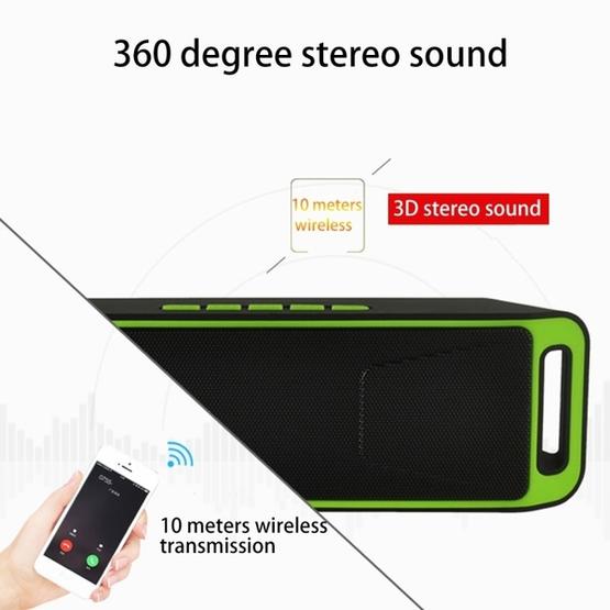 SC208 Multifunctional Card Music Playback Bluetooth Speaker(Green)